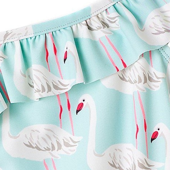 Carter's Girl's Flamingo Swimsuit with Skirt - Picture 2 of 3